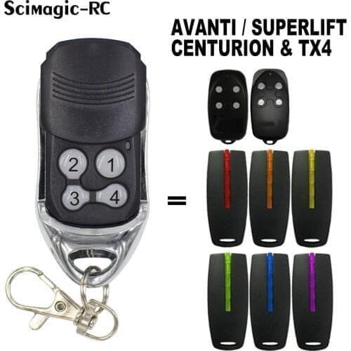 Avanti, Superlift, Centurion & TX4 Garage Door Gate Remote Control