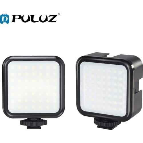 PULUZ PU529B 3W Photography Fill Light LED Portable Dimmable Video Ligh For DSLR Camera Mini Flashes Vlog Fill Light Accessories