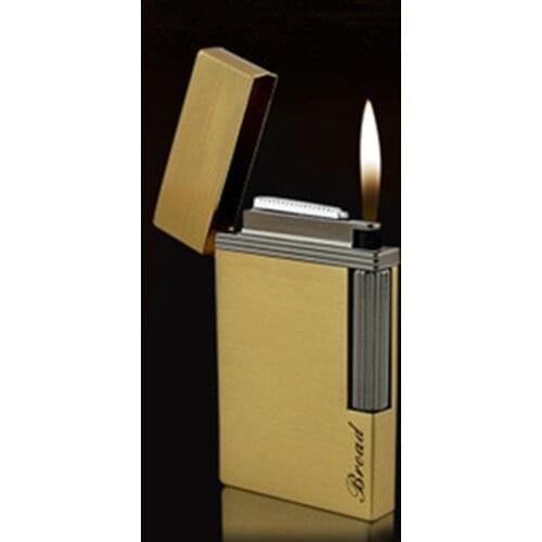 Grinding Jet Gasoline Flint Lighters, Butane, Metal Gas, PING Bright Sound. A Business Gas Lighter, A Cigarette Cigar Lighter