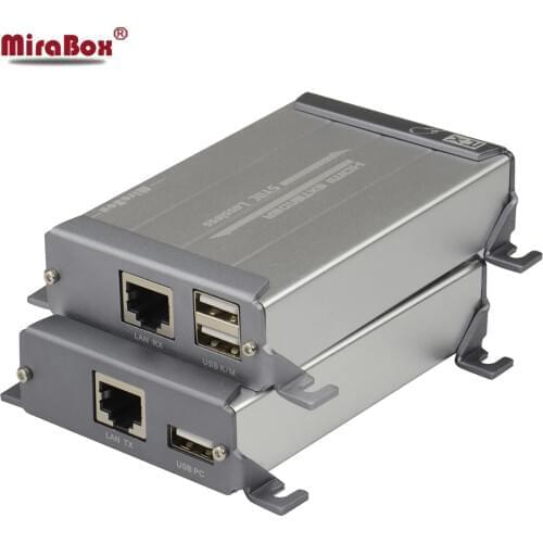 HSV560 KVM Extender Support 1080P LossLESS No-delay 60m extension by cat5e/cat6 KVM HDMI-compatible Extender Over UTP/STP