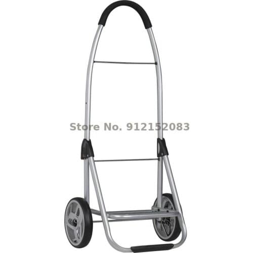 Shopping Cart Waterproof Folding Grocery Shopping Cart Hand Trolley Elderly Small Trailer Portable Hand Trolley Trolley