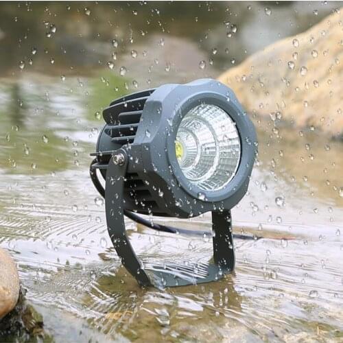 YRANK Outdoor IP65 Spotlights 30W 20W 10W Led Waterproof Tree Lights Lawn Lamp Round COB Spotlights Ultra-bright Tree Floodlight