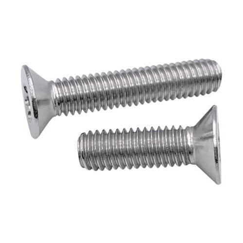 100pcs M2.5 M3 torx screws flat head countersunk bolts full thread ptich male screw stainless steel 4mm-40mm length