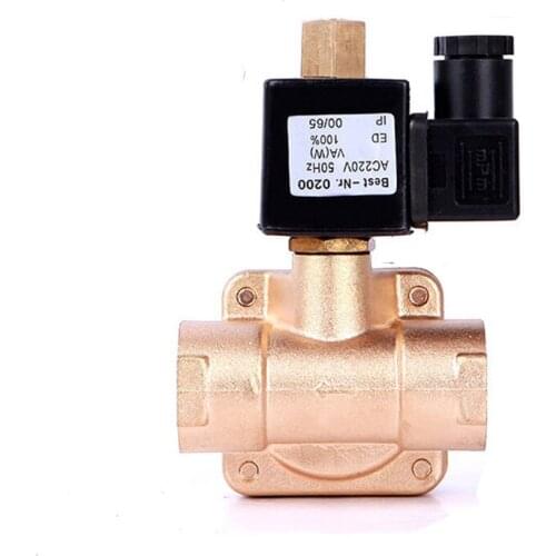 3/4" Normally Open Brass High Pressure 0955 Solenoid Valve 110V 24V 12V 24v