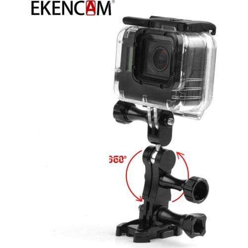 360 Degree Aluminium Rotating Joint Adapter Mount for Gopro Hero 9 8 7 6 Insta360 ONE X2 DJI SJCAM Action Camera Accessories