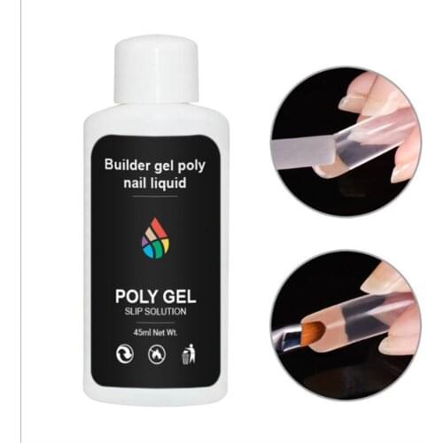 45ml Nail Extension Gel Solution Quick Ply Gel Slip Solution Nail Extension Gel Liquid Solution Nail Gel Builder for Nail Art #E