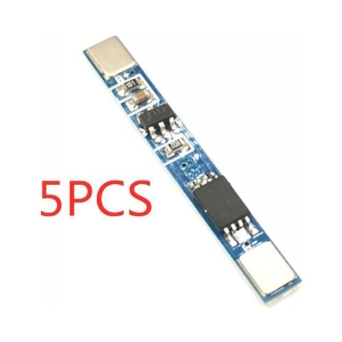 5pcs Single 3.2V lithium iron phosphate protection board pad can be spot welded 2.5A current limit