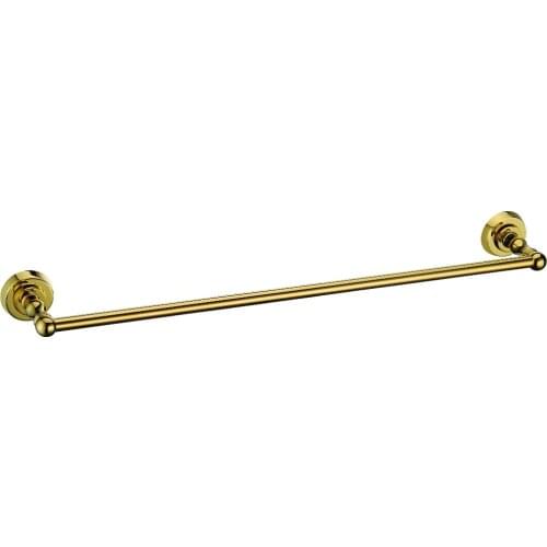 FREE SHIPPING new design 24k gold round base single towel bar D