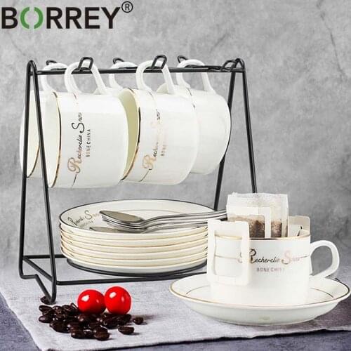 Чашки с блюдцами Borrey China At AliExpress