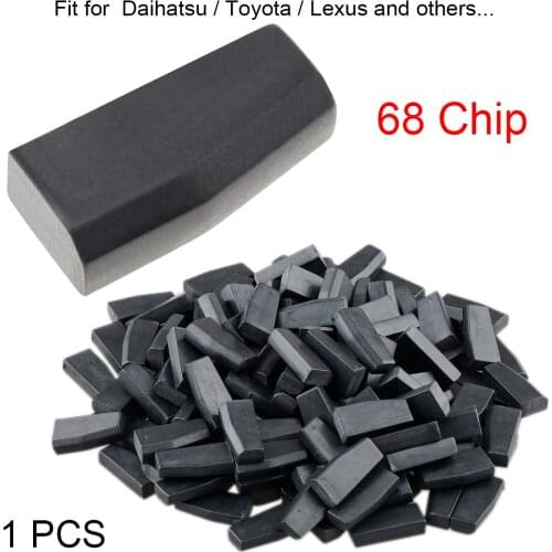 1 Piece Blank ID68 Light Carbon Chip Not Code Car Key Transponder Chip Fit for Daihatsu Toyota and Lexus etc