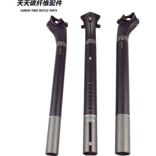 Comego full carbon fiber mountain road bike seat ride 27.2 30.8 31.6 bicycle seat post 3k finish offset 25mm cycling parts