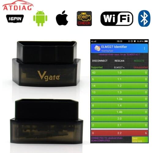 Vgate iCar pro ELM327 Bluetooth 4.0/WIFI OBD2 Car Diagnostic Scanner For Android/IOS ELM 327 Software V2.1 Diagnostic-Too