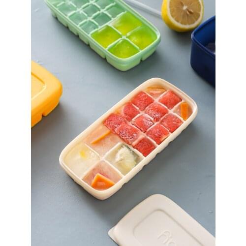 Cube Square Tray Mould Non-Toxic Durable Bar Pub Wine Ice Blocks Maker Home Kitchen Ice Cube Tray Silicones Ice Mold