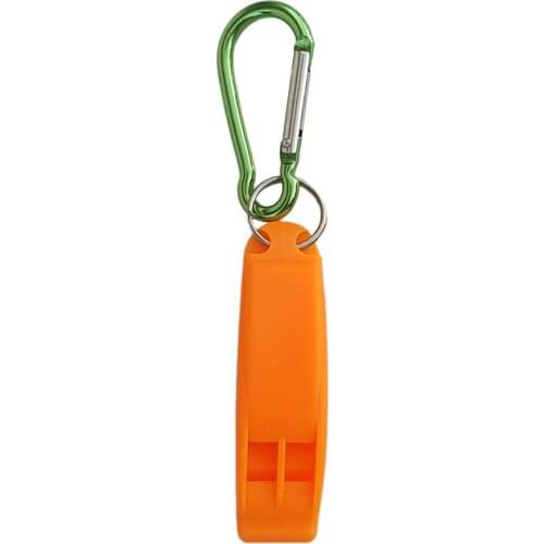 Highly Visible Scuba Diving Emergency Survival Safety Whistle with Snap Clip for Scuba Divers and Snorkelers Boating Camping