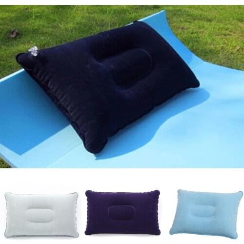 Portable Ultralight Inflatable PVC Air Pillow Sleeping Pad Bedroom Hiking Beach Buggy Camping Headrest Sleep Pillows