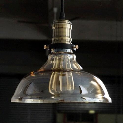 Nordic Pendant Lamp Vintage Retro Glass Lighting Fixture Luminaire Loft Industrial Suspension Hanging Dining Room Decor Light