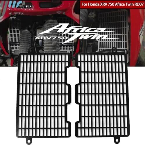 New Black Water tank protection For honda XRV750 XRV 750 XRV650 Africa Twin RD03 Motorbike Radiator Grill Guard Cover Protective