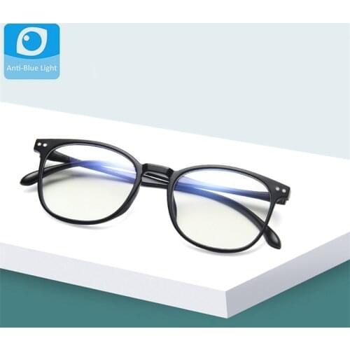 Anti Blue Light Block Square Glasses Frame Women Clear Retro Vintage Men Eyeglasses Male Prescription Eyewear Female