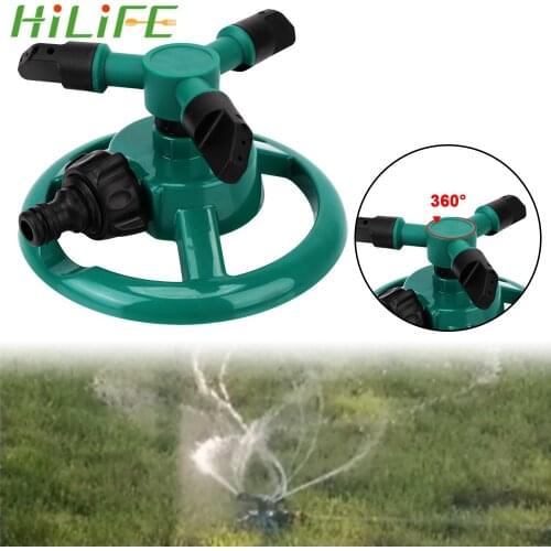 360 Degree Rotary Nozzle Automatic Watering Rotating Water Sprinkler Garden Supplies Irrigation System Garden Lawn