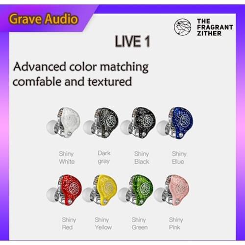 TFZ Live 1 wired earphones Monitor hifi 3.5mm 0.78m cable headset Active Noice Cancelling Detachable earbuds with mic