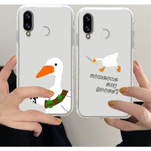 Game Untitled Goose Phone Case For Huawei Honor 6 7 8 9 10 10i 20 A C X Lite Pro Play transparent fashion cell cover tpu prime