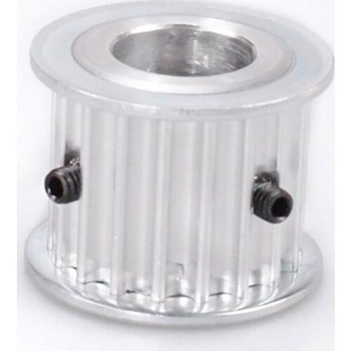 HTD5M 12T Timing Belt Pulley, 5/6/6.35/8mm Bore, Gear Pulley 10Teeth 5M12T, 15mm Width Transmission Pulley Aluminum for CNC