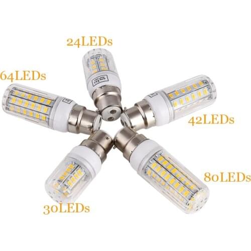 SMD 5730 Energy Saving Bulbs B22 Bayonet LED Corn LightLampada Ampoule Lighting Super Bright 7W 12W 15W 20W 25W Leds Lamp Energ