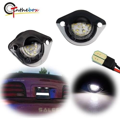 Gtinthebox Super Bright Xenon White LED T10 w5w Car License Number Plate Lights For 1994-2004 Ford Mustang GT Error Free Canbus