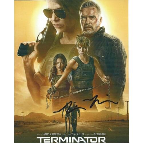 TERMINATOR DARK FATE Movie Signed Art print Silk poster Home Wall Decor