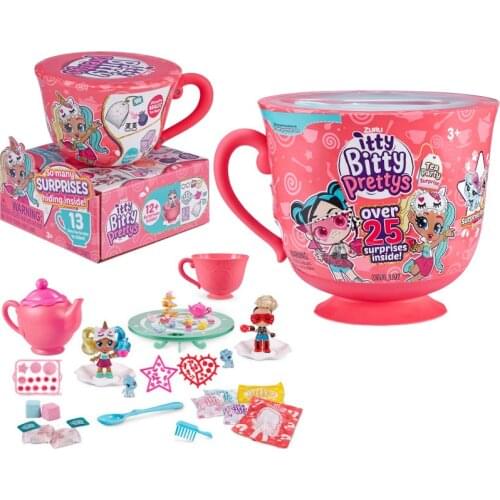 Surprise dolls Itty Bitty Prettys Tea Party Teacup Cute Dolls Playset Zuru Blind Box Rocker Unicorn Kids Toys For Girls Gift