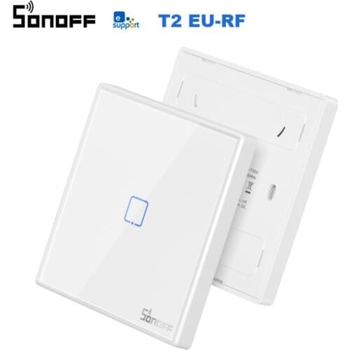 SONOFF T2 EU-RF 433 Smart Wall Switch Weirless Stick-on Two-way Control Home Automaion Modules T2EU-RF
