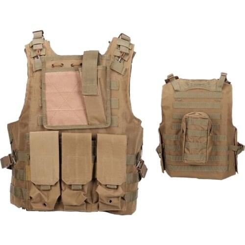 Military Gear Tactical Amphibious Vest USMC Airsoft Vest Paintball Molle Combat Assault Plate Carrier Body Armor