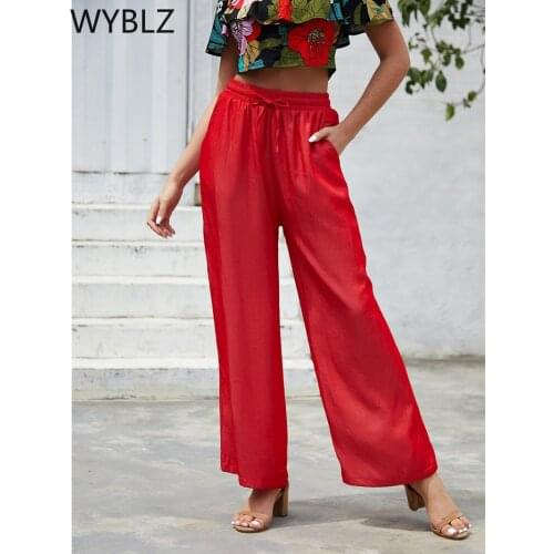 Женские брюки широкие WYBLZ China At AliExpress