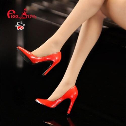 In Stock Feeltoys 1/6 1/12 Scale OL Female High Heel Shoes Girl Dolls Shoes For 6 Inches 12 Inches Action Figure