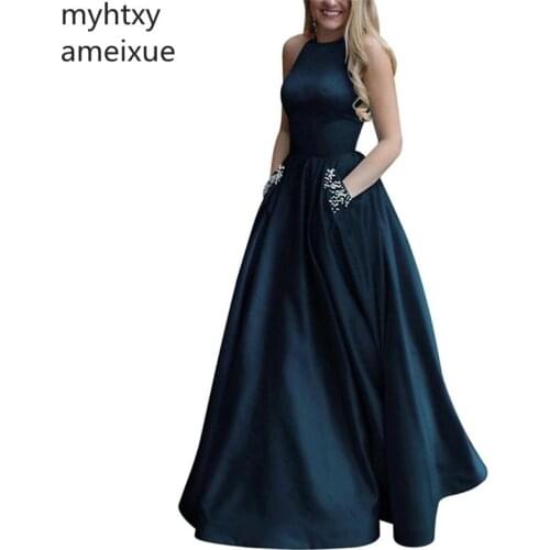 2021 New Sexy Cheap Backless Dress Blue And Black Customizable Large Size Burgundy Formal Women Evening Gown Robe De Soiree
