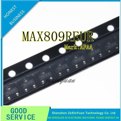 100PCS/LOT MAX809 MAX809R MAX809REUR AFAA SOT-23