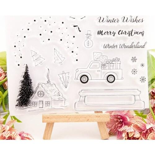 11x15.5cm Easter forest Transparent Clear Stamps Silicone Seals Roller Stamp DIY scrapbooking photo album/Card Making