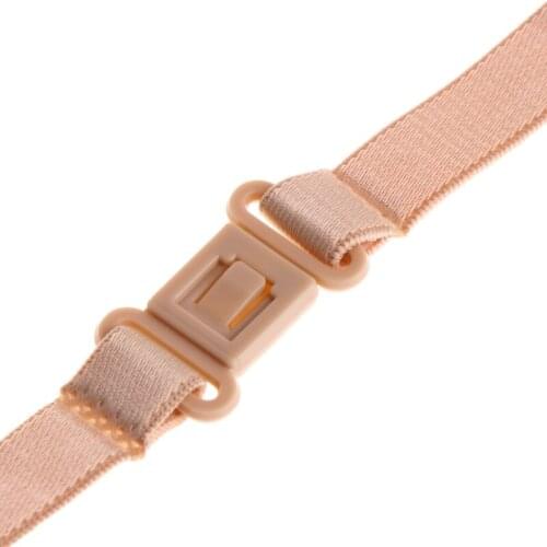 3 Pcs Upgrade Women Anti Slip Bra Straps Adjustable Holder Belt With Back Clips F42F