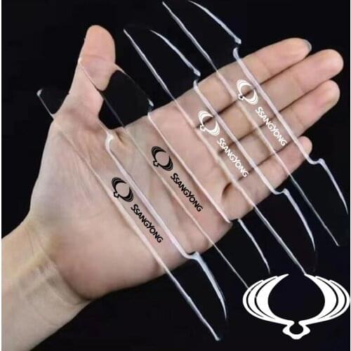 4pcs Car door Prevent impact for Ssangyong Actyon 1 2 Chairman Istana Korando ck kj Musso Rexton Rodius XLV Turismo Stavic