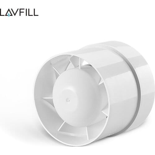 5" 125mm In Line Duct Bathroom Shower Grow Box Hydroponic Air Extractor Fan 220V