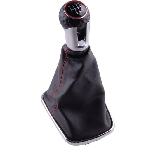 5 Speed Car Center Gear Shift Knob Gaiter Boot Cover Fit For VW Golf MK4 GTI R32 Jetta Bora 1999 2000 2001 2002 2003 2004