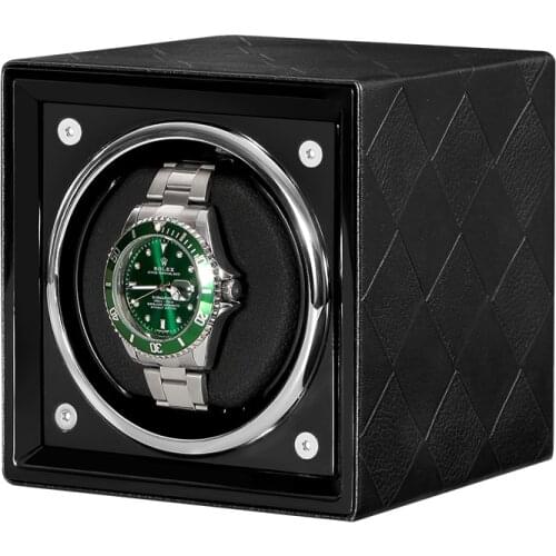Automatic Watch Winder Box Accessories Display Mechanical Single Rotating watch uhrenbeweger for men Automatic watch