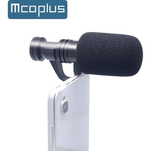 Mcoplus 3.5mm Plug wireless microphone for smartphone iPhone Huawei Samsung Android Phone /for Youtube Vlog Facebook Livestream