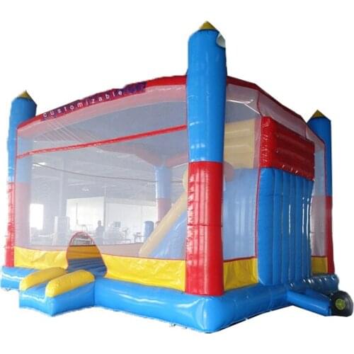 Customized inflatable bouncer slide combo/PVC commercial used inflatable bounce house/outdoor playground