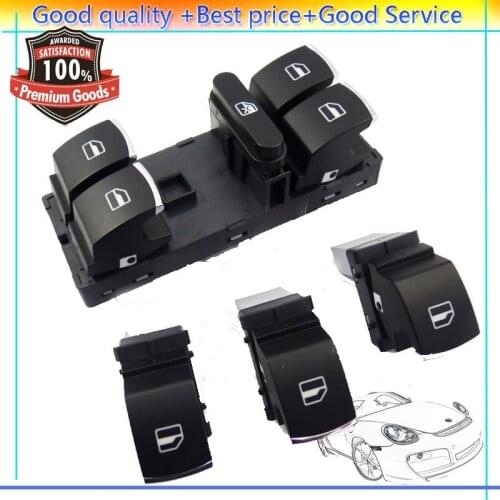 ISANCE Master Power Window Switch Set For VW Jetta 3 Golf MK5 MK6 Passat RABBIT TIGUAN 3C 5ND959565A 5K0959565 5ND959857