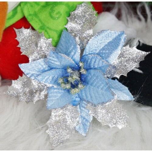 Simulation Large Flower Heads DIY Xmas Tree Rattan Wreath Embellishment Supplies Scrapbooking Craft Flower Arrangement For Party
