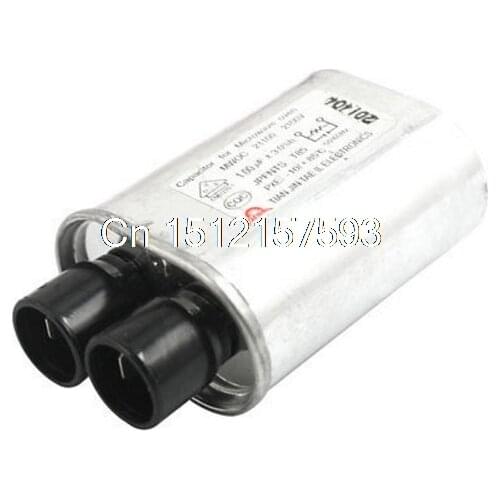AC 2100V 50/60Hz Microwave Oven High Voltage HV Run Capacitor 1.0uF/1.05uF