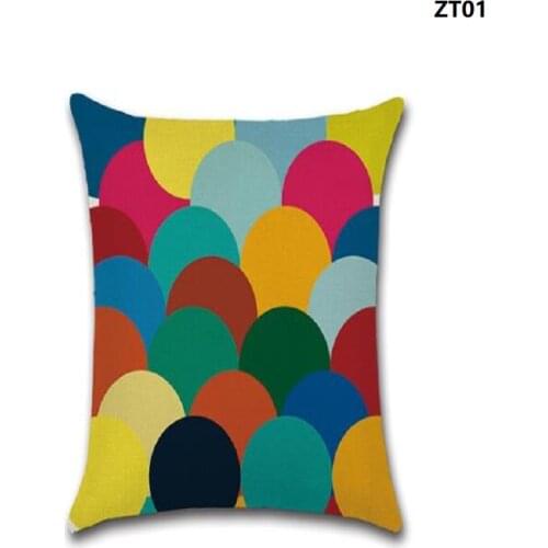 UBRUSH Creative Cotton Cushion Cover Patch Work Soft And Comfortable Skin Home And Sofa 45*45 cm Cushion Covers