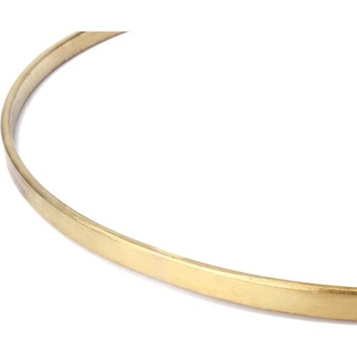 Brass Banjo Hoop Tension Flanges for Banjo Guitar Accessories 11 Inch H4GF