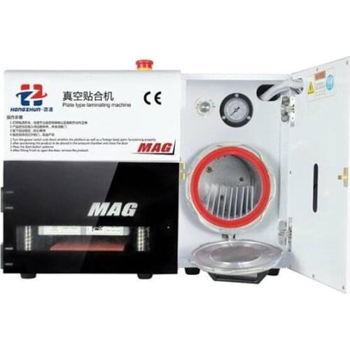 Newest 8 inch KO MAG OCA vacuum laminating machine built-in dobouble bubble remove machine , no need pump air compressor